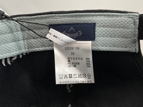 キャロウェイ Callaway × DRAGON BALL ドラゴンボール GOLF CAP ゴルフ キャップ アニメ 帽子 ハット 黒 C25291150 帽子 メンズ帽子 キャップ ロゴ ブラック Fサイズ 104H-60