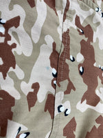 アベイシングエイプ A BATHING APE 90s 初期 リップストップ デザートカモ RIPSTOP MAD FACE DESERT CAMO PARKA ECWCS マウンテンパーカー フーディ 迷彩柄 グリーン系 ベージュ系 ジャケット 総柄 カーキ 104MT-1818