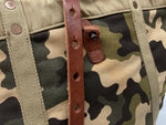 ダブルアールエル RRL TOTE BAG トート バッグ キャンバス カモ柄 迷彩 かばん 緑 バッグ メンズバッグ トートバッグ カモフラージュ・迷彩 カーキ 104B-87