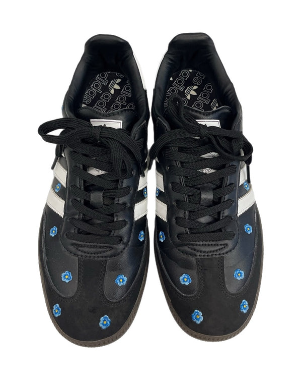 アディダス adidas サンバ SAMBA OG W フラワー刺繍 花柄 IF4397 メンズ靴 スニーカー ブラック 25.5cm 101sh-2360