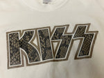 バンド band 90's 90年代～ anvil KISS キッス パイソンロゴ プロモーション アドバタイジング MADE IN USA アメリカ製 VINTAGE ヴィンテージ Tシャツ ホワイト Sサイズ 101MT-4943