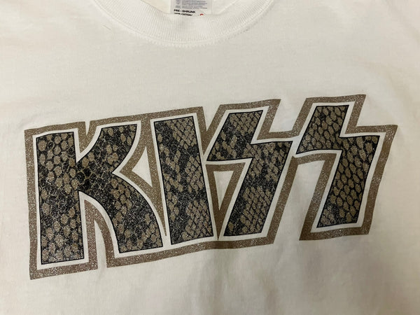 バンド band 90's 90年代～ anvil KISS キッス パイソンロゴ プロモーション アドバタイジング MADE IN USA アメリカ製 VINTAGE ヴィンテージ Tシャツ ホワイト Sサイズ 101MT-4943