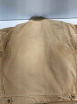 リーバイス Levi's 90's 90年代 コットンダック ワークジャケット ブルゾン デトロイトジャケット 裏ブランケット  MADE IN USA アメリカ製 VINTAGE ヴィンテージ 70743-62 40 ジャケット ベージュ 101MT-5171