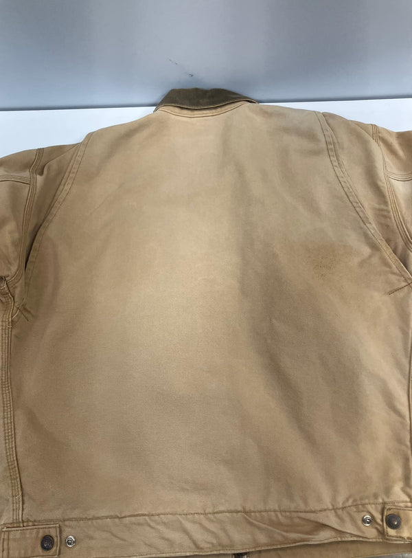 リーバイス Levi's 90's 90年代 コットンダック ワークジャケット ブルゾン デトロイトジャケット 裏ブランケット  MADE IN USA アメリカ製 VINTAGE ヴィンテージ 70743-62 40 ジャケット ベージュ 101MT-5171