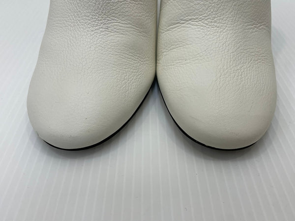 メルセデス カスティロ MERCEDES CASTILLO レザー ミュール レディース靴 サンダル サボ ホワイト 37 23.5cm 601sh-13