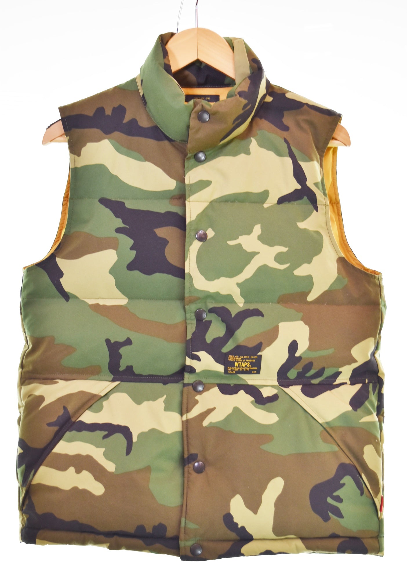 ダブルタップス WTAPS 13AW カモフラ ダウンベスト 132GWDT-JKM01S 2