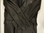 バーバリー Burberry BLACK LABEL ブラックレーベル レザージャケット 本革 羊革 黒 ジャケット ブラック Lサイズ 101MT-3389