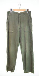 ミリタリー Military 70s USARMY ベイカーパンツ 70's アメリカ軍 GENERALジッパー 8405-082-6611 カーゴパンツ カーキ 32✕31 103MB-543