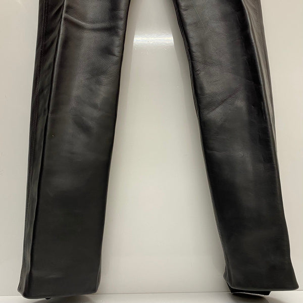 【曜日割引対象外】 ハーレーダビッドソン HARLEY-DAVIDSON レザーパンツ 牛革 98146 ボトムスその他 ブラック 32サイズ 201MB-1002 VB