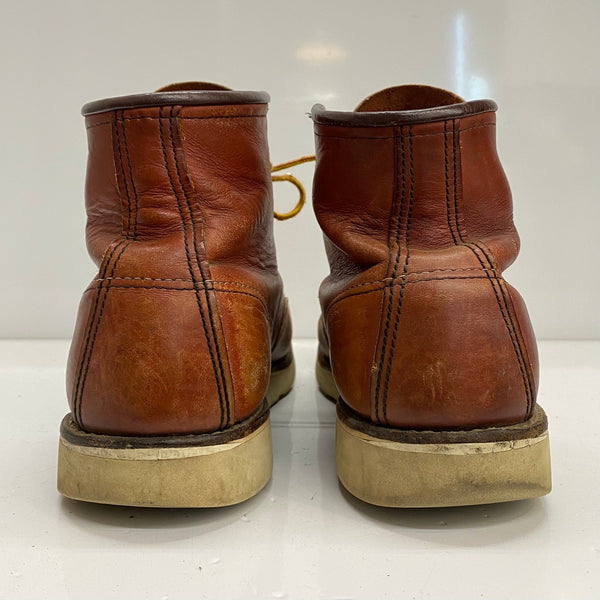 【曜日割引対象外】 レッドウィング RED WING 6 INCH BOOT IRISH SETTER USA製 8131 メンズ靴 ブーツ ワーク ブラウン 27cmサイズ 201-shoes1473 VB