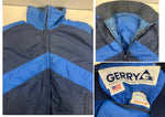 ジェリー GERRY 80’s 80年代 旧タグ 2トーン 切替デザイン ダウンジャケット VINTAGE ヴィンテージ MADE IN USA アメリカ製 - ジャケット ブルー 101MT-4616