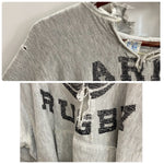 【曜日割引対象外】 チャンピオン Champion 80's REVERSE WEAVE USA製 トリコタグ ARMY RUGBY パーカ グレー Mサイズ 201MT-3658 VB