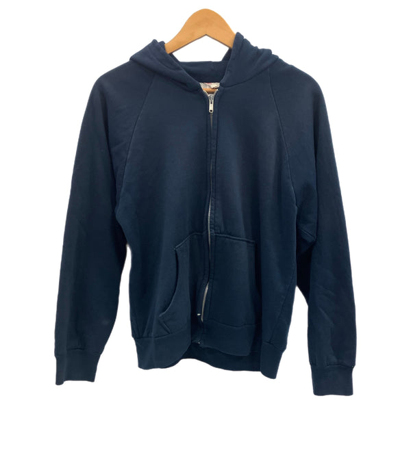 ヴィンテージ vintage 裏サーマル パーカー IDEAL ZIP MADE IN USA アメリカ製 パーカ ネイビー Mサイズ 101MT-4896