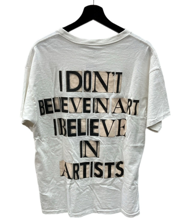 レディメイド READYMADE 21SS DUCHAMP T-SHIRT マルセル・デュッシャン Tシャツ 白 RE-CO-WH-00-00-141 Tシャツ プリント ホワイト Mサイズ 104MT-1675