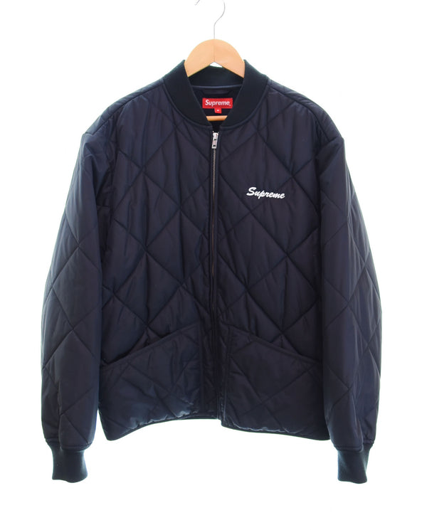 シュプリーム SUPREME 21FW 21AW Quit Your Job Quilted Work Jacket  クイット ユア ジョブ キルテッド ワーク ジャケット キルティング M ジャケット ブラック 103MT-2294