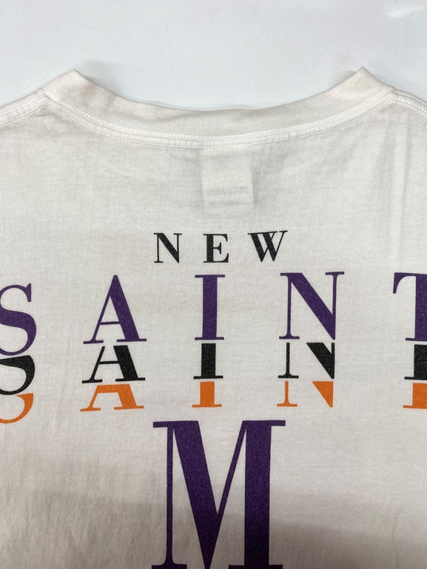 セントマイケル SAINT MICHAEL 21AW LOGO PRINT T-SHIRT ロゴ プリント Tシャツ 半袖 白 SM-A21-0000-009 Tシャツ ロゴ ホワイト Mサイズ 104MT-2008