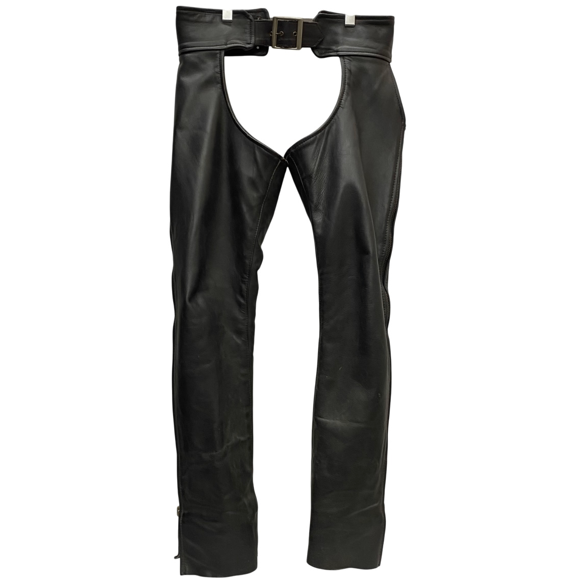 VANSON ブラックレザーチャップス 曜日割引対象外】 バンソン VANSON レザーチャップス