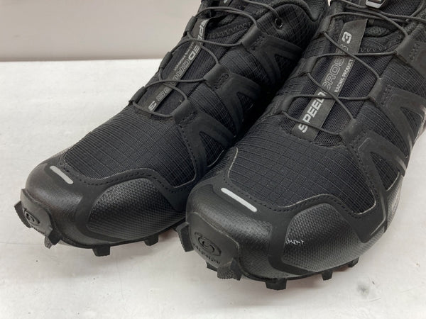 サロモン SALOMON SPEED CROSS 3 スピード クロス Contagrip トレッキング ワイヤー式 アウトドア シューズ 黒 410855 メンズ靴 スニーカー ブラック 27.5cm 104S-884
