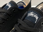 コンバース CONVERSE 16年製 × Stussy ステューシー JACK PURCELL ジャック パーセル ローカット シューズ 白 黒 1CK448 メンズ靴 スニーカー ブラック 27.5cm 104S-1036