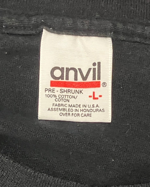 バンドTシャツ BAND-T 90's  90s ANVIL BECK  call me bek take it back to 89 Tシャツ プリント ブラック Lサイズ 101MT-2391