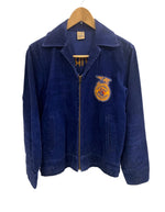 ヴィンテージ vintage 70’s 70年代 FFAジャケット ファーマーズジャケット WEST VIRGINIA TALON ZIP 刺繍 36 ジャケット ネイビー Sサイズ 101MT-4119