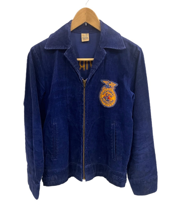 ヴィンテージ vintage 70’s 70年代 FFAジャケット ファーマーズジャケット WEST VIRGINIA TALON ZIP 刺繍 36 ジャケット ネイビー Sサイズ 101MT-4119