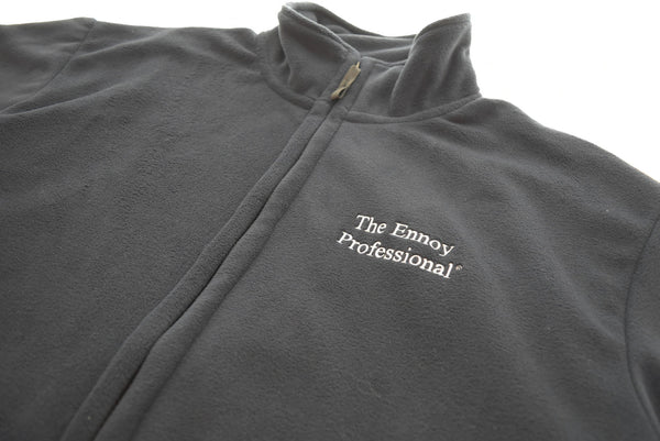 エンノイプロフェッショナル The Ennoy Professional 24AW Polartec Fleece Jacket フロントロゴ刺繍 ポーラテック フリースジャケット   AW24BRENCT04LP ジャケット ネイビー Lサイズ 103MT-2508