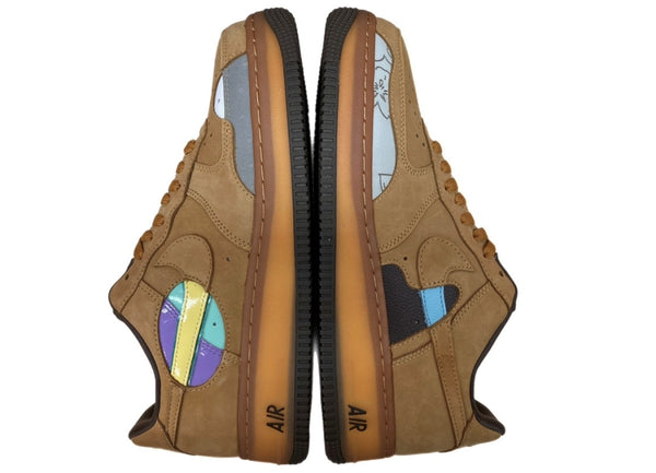 ナイキ NIKE 22年製 WMNS AIR FORCE 1 07 LX WHEAT エア フォース ウィート AF1 ローカット シューズ 茶 DQ7580-700 メンズ靴 スニーカー ブラウン 27.5cm 104S-756