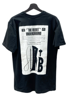 シュプリーム SUPREME 19AW The Velvet Underground Tee ザ ベルベット アンダーグラウンド Tシャツ ロックバンド プリント 半袖 黒 Tシャツ ロゴ ブラック Mサイズ 104MT-1278
