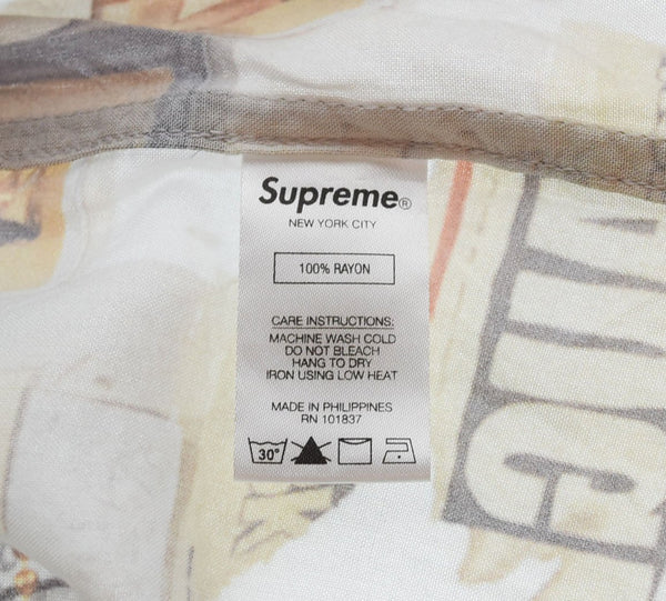 シュプリーム SUPREME 21SS Dash's Wall Rayon S/S Shirt レーヨン シャツ Dan Colen ダン コーレン  半袖シャツ マルチカラー Sサイズ 103MT-2536