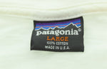 パタゴニア PATAGONIA 90s USA製 黒タグ 生態系 プリント 半袖Tシャツ 白 Tシャツ ホワイト Lサイズ 103MT-1893