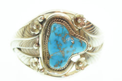 ナバホ NAVAJO RED GUERRO STERLING バングル ブレスレット メンズジュエリー・アクセサリー バングル シルバー 103G-192