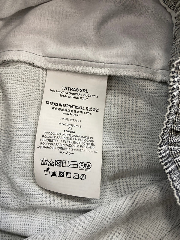 タトラス TATRAS チェック柄イージーパンツ MTAT22S5076-S ボトムスその他 グレー サイズ02 101MB-556