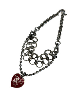 ヒステリックグラマー HYSTERIC GLAMOUR GIRL FUNK チェーンネックレス ハートモチーフ プルタブ レディースジュエリー・アクセサリー ネックレス・ペンダント シルバー 101G-216