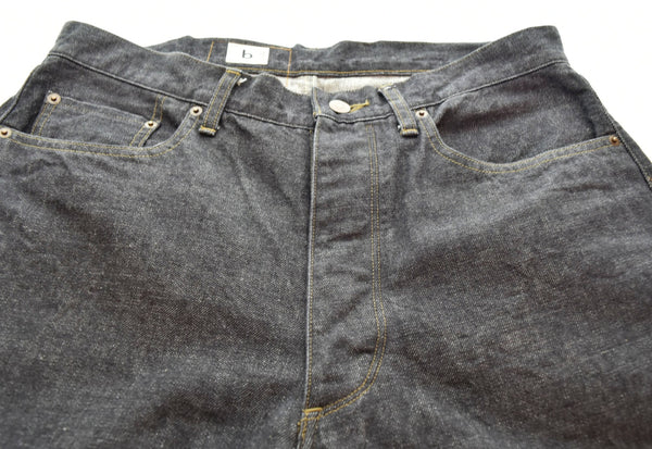 ブラームスルーツストック blurhms ROOTSTOCK Selvage Denim Pants セルビッジ デニムパンツ 黒 BROOTS23S11 デニム ブラック 3 103MB-295