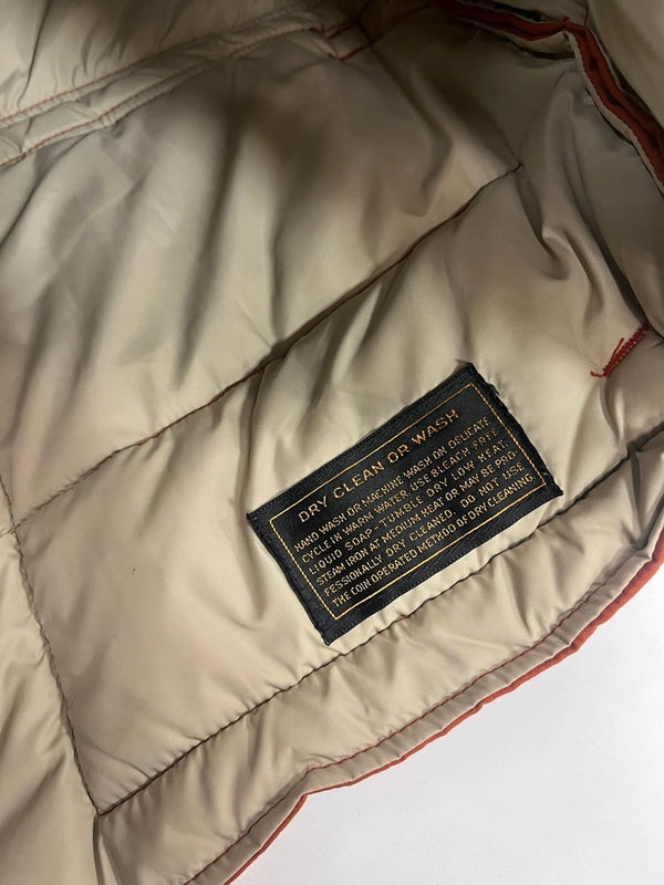 エディー バウアー Eddie Bauer 70s~80s 70s 80s 黒タグ ダウンベスト VINTAGE ヴィンテージ ベスト オレンジ 101MT-5126