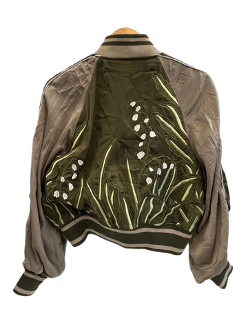 アメリヴィンテージ AMERI VINTAGE スカジャン 刺繍 オリーブ ジャケット カーキ 101LT-247