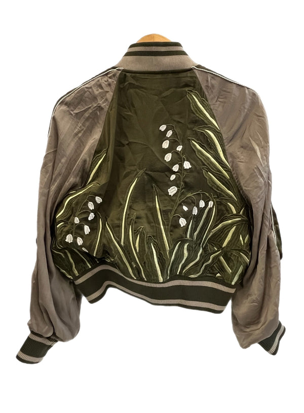 アメリヴィンテージ AMERI VINTAGE スカジャン 刺繍 オリーブ ジャケット カーキ 101LT-247