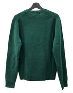 ラルフローレン RalphLauren POLO BEAR SWEATER ポロ ベア セーター クルーネック 刺繍 薄手 長袖 ニット 緑 セーター ロゴ グリーン Sサイズ 104MT-2302