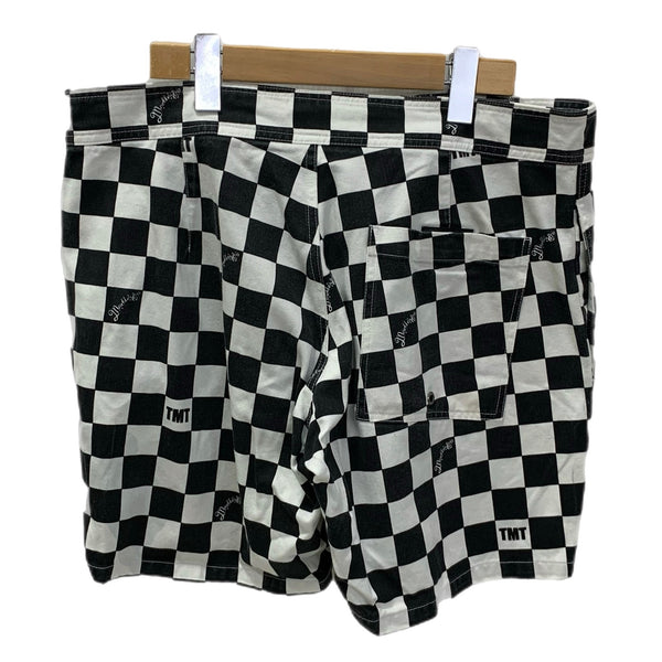 ティーエムティー TMT Marbles Walkway CHECKER SHORTS ハーフパンツ ブラック 201MB-1092
