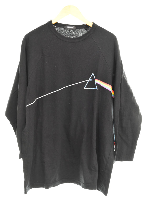アンダーカバー UNDERCOVER 23SS PINK FLOYDピンク フロイド 8分袖TEE  UC1C4807 4 ロンT ブラック 103MT-3164