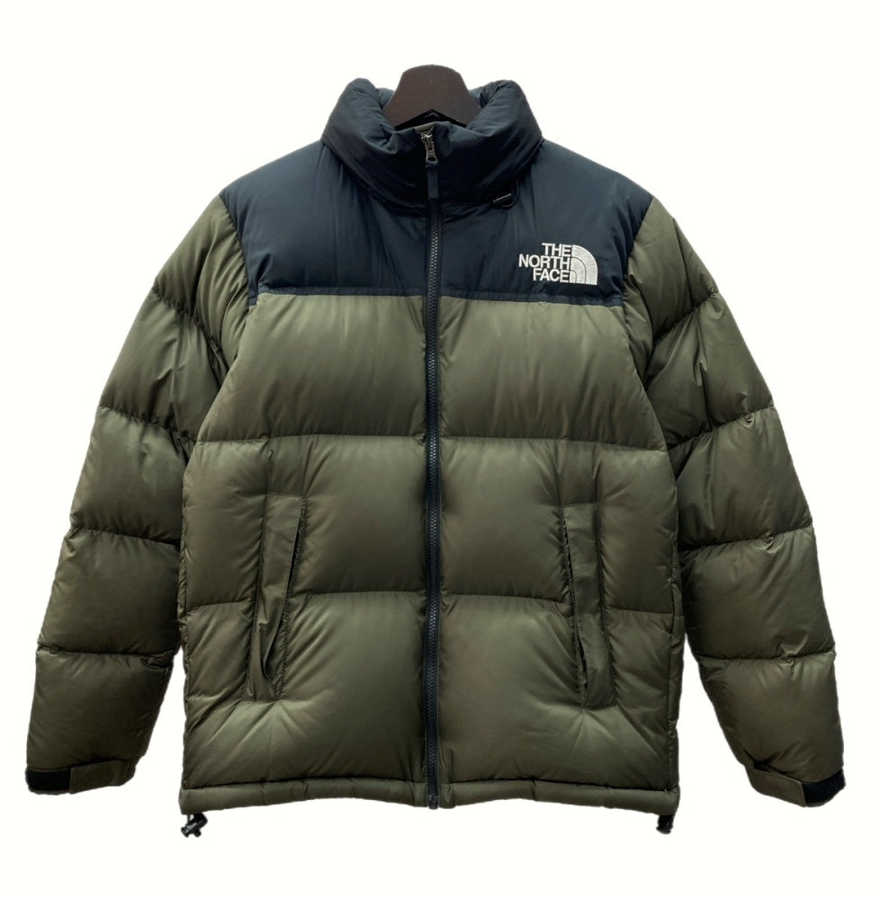 ザノースフェイス THE NORTH FACE NUPTSE JACKET ヌプシ ダウンジャケット アウター 刺繍 KHAKI 緑 ND91841  ジャケット ロゴ カーキ Mサイズ 104MT-755 | 古着通販のドンドンサガール