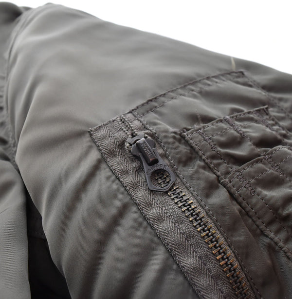 アルファ インダストリーズ ALPHA INDUSTRIES MA-1 フライト ジャケット 1968年 忠実復刻 モデル SCOVILL ZIP スコービル ジップ  8415-818-7352 ジャケット カーキ Mサイズ 103MT-2295