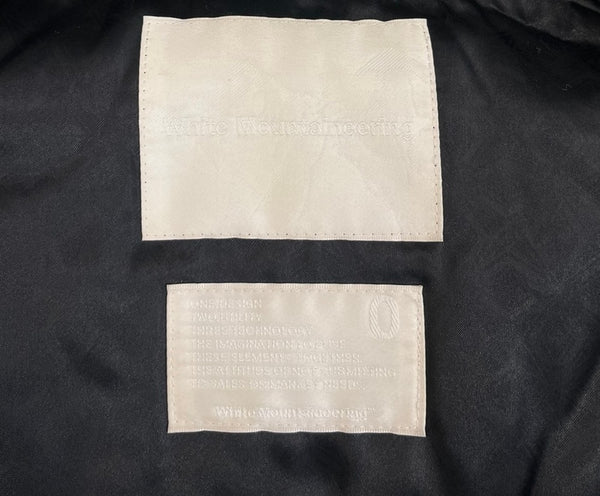 ホワイトマウンテニアリング WHITE MOUNTAINEERING × PORTER ポーター マウンテンパーカー フーディ  ナイロンジャケット 2012AW WM1273234 サイズ0 ジャケット ブラック 101MT-5072
