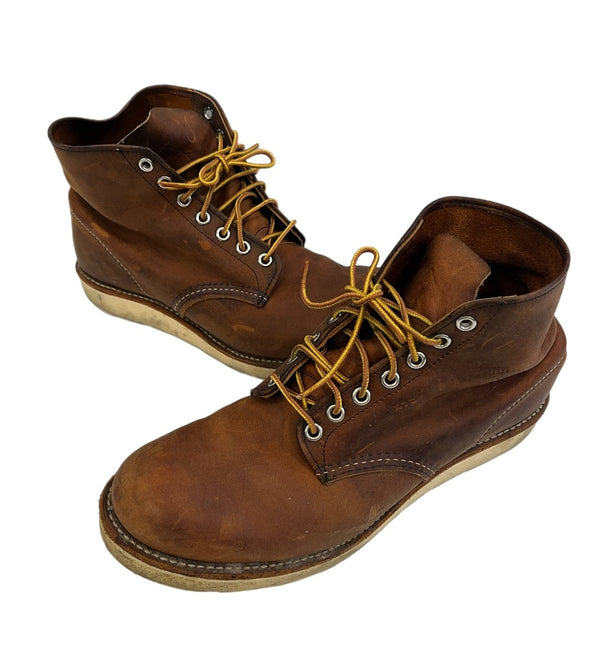 レッドウィング RED WING 6-inch Classic Round 6インチ クラシックラウンド ワークブーツ レザーブーツ 9111 メンズ靴 ブーツ ワーク ブラウン USA 9D 101sh-2319