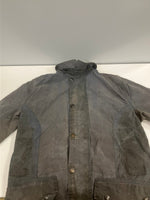 バブアー BARBOUR 90's 90年代 3ワラント BORDER ボーダー ワックス コットン オイルドジャケット コート VINTAGE ヴィンテージ 34inchi ジャケット ネイビー 101MT-5259