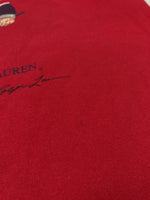 ラルフローレン RalphLauren POLO BEAR SWEATSHIRT ポロ ベア スウェット シャツ ホッケー トレーナー 長袖 赤 サイズ 170 スウェット プリント レッド 104MT-2051