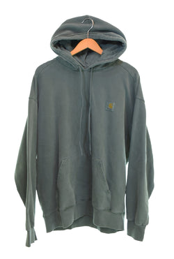 カーハート Carhartt hooded vista sweat フーデッドビスタスウェットフーディー オーバーダイ パーカ グリーン Lサイズ 103MT-3497
