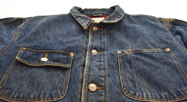 ラルフローレン RalphLauren 80'S 白タグ 80年代 デニムジャケット  トラッカージャケット ジャケット ブルー Lサイズ 103MT-3231