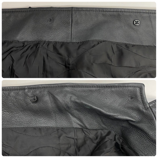 【曜日割引対象外】 ギャップ GAP 90's old gap カーコート レザージャケット コート ブラック Mサイズ 201MT-3807 VB